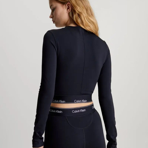 Calvin Klein Γυναικεία μακρυμάνικη μπλούζα Cropped Long Sleeve Gym T-shirt
